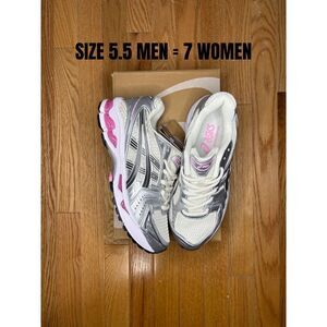 Asics Gel-Kayano 14 Cream Sweet Pink size 5.5 men = 7 WOMEN